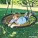 Play Platoon Spider Web Tree Swing - 40 Inch Diameter, Fully Assembled, 600 lb Weight Capacity, Easy to Install, Warm Multi Color