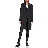 DKNY Womens Walker Wool Coat
