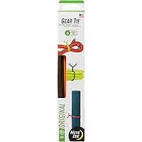 Nite Ize GTPP18-A1-R8 Gear Reusable Rubber Twist Tie ProPack (6-Pack | 18 6 Pack, Colors May Vary, 6 Count