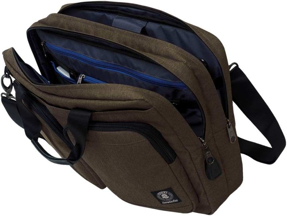 Grigio Borsa-Zaino Ufficio Zaino INVICTA Porta PC fino a 15.6 Uomo Donna  Accessori per PC portatili urban-earth.co.uk