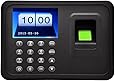 Anself 2.4" TFT Fingerprint Attendance Machine LCD Display USB Biometric DC 5V/1A Time Clock Recorder Employee Checking-in Reader A6