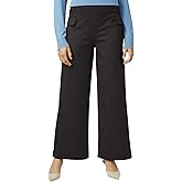 HUE Womens Suede Wide Leg Pant