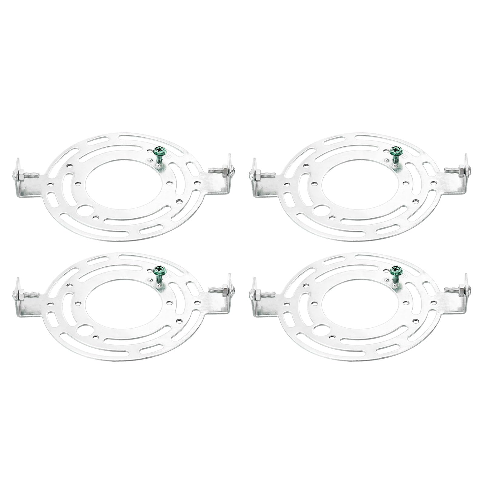 PATIKIL 135mm (5.31") Universal Light Fixture Mounting Bracket Kit, 4set Light Crossbar Round Ceiling Plate for Wall Light, Close to Ceiling Light, Chandelier