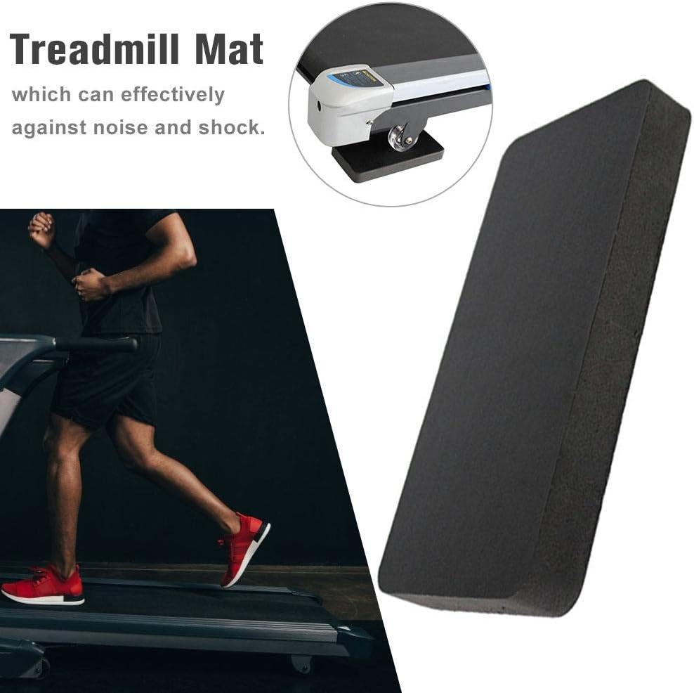 Hifuture Treadmill Shock Pad 6PCS Puzzle Exercise Mat Effectively Against Noise And Shock Treadmill Mat Sound Insulation Cushion Anti-Vibration Washer Mat For Elliptical Machine, Exercise graceful