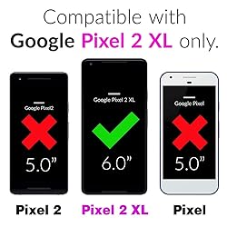 Phone Case for Google Pixel 2XL with Tempered Glass