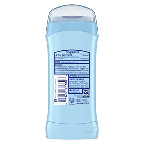 SUAVE DEODORANT ANTIPERSPIRANT & DEODORANT STICK 48-HOUR ODOR AND WETNESS PROTECTION POWDER DEODORANT FOR WOMEN 2.6 OZ