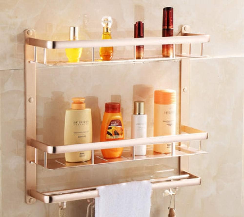 ZYDQQ Toallero de baño Espacio Aluminio Estante Antiguo Toallero de