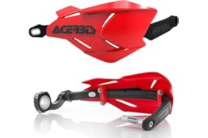 Acerbis Red-Black 2018 X-Factory Mx Hand Guards (Default, Red)