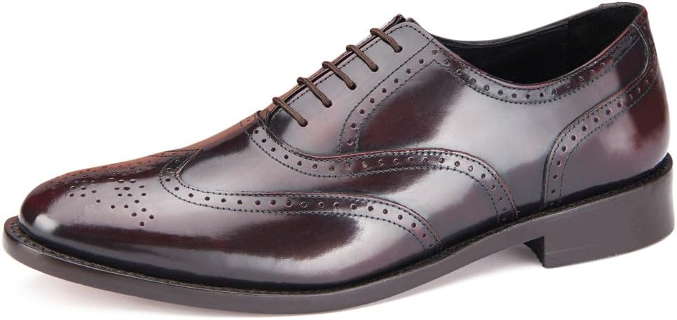 Samuel Windsor Men's Handmade Goodyear Welted Leather Cheltenham Brogue Shoe Brown, Black and Suede Brown.