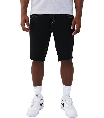 True Religion Men's Classic Cargo Shorts | Jet Black | 28 | Amazon.com