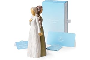 UNO MAS UNO Gift for Sister or Best Friend - Sculpted Hand-Painted Ready to be Given as a Gift, Birthdays, for Sister, Friendship Gifts