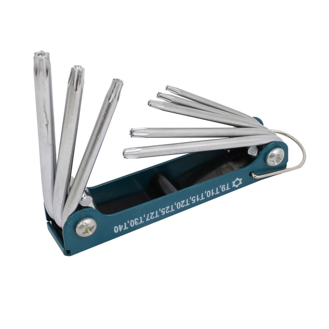Sourcingmap Chrome Vanadium Collapsible Multi-Size Torx Bit Screwdriver Set Repair Tool