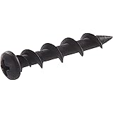WALLDOG Screw & Anchor in One! Black Pan Head Phillips 3/16" x 1-1/4"