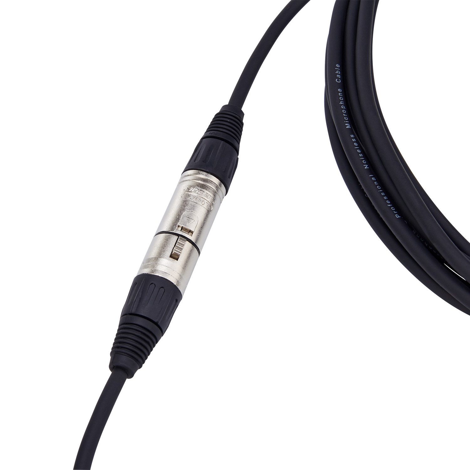 Mugig Cavo Microfono professionale 10M 3-pin XLR bilanciato audio cavo XLR-M a XLR-F per Microfono/Audio con connettore placcato argento per Amplificatori