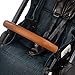 Mutsy Evo Industrial Edition Stroller, Blue with Dark Grey Chassis