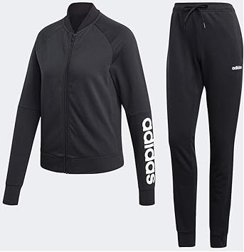 Amazon Co Jp Adidas アディダス フレンチテリー カジュアルトラックスーツ ウォームアップウェア 上下セットジャージ ジャケット ロングパンツ レディースm 157 163cm 国内正規品 Fsd90 ブラック ホワイト スポーツ アウトドア