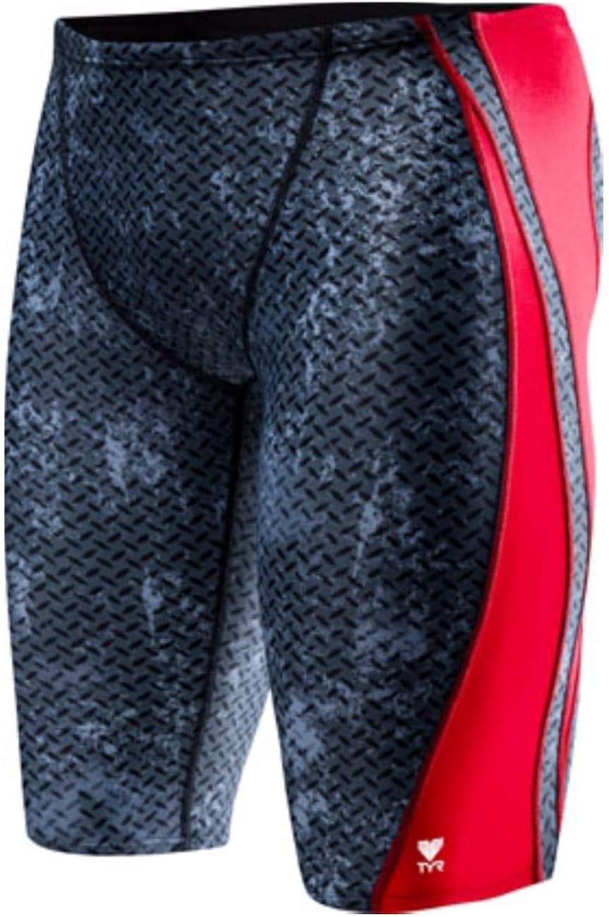 TYR Men's Viper Jammer Swimsuit Adult, Red (610), 38