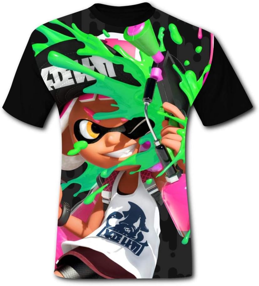 Deborahbe Men's T-Shirt Cool Spla-Toon 2 Tee Shirt Sports Tshirt for Men
