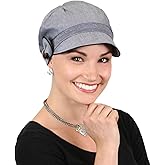 Hats Scarves & More Chemo Cap Women Newsboy Hat Summer 50+ Sun Protection Barcelona