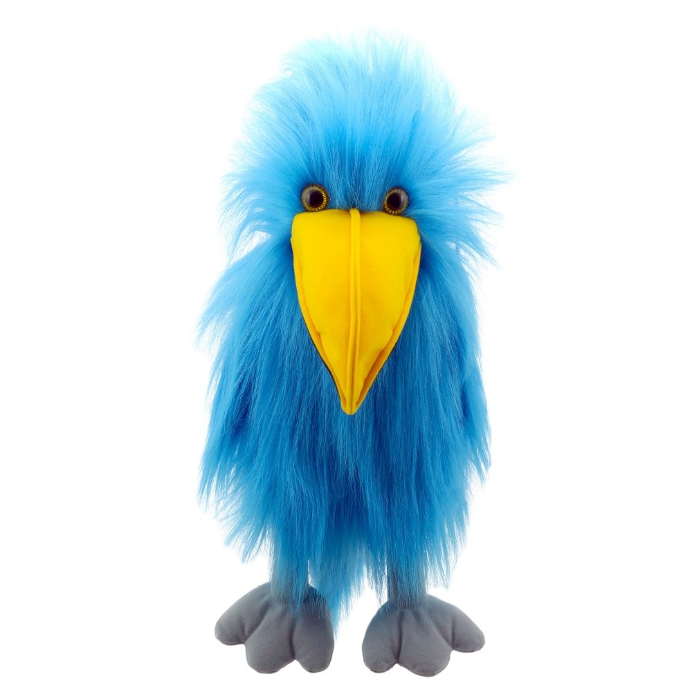The Puppet Company Blue Puppet Basic Bird Hand Puppet Hand Puppets Toys