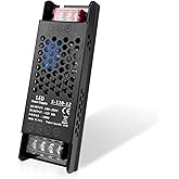 LED Driver 12V 120W 10A Slim LED Power Supply, AC 100-250V to 12V DC Adapter, Constant Voltage Transformer for LED Strip Lights, Bulbs, Garden and Cabinet Lights