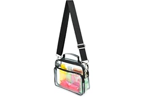 Mildbeer Clear Small Purse, Stadium Approved Clear Mini Tote for Women Concerts, Festivals, Sporting Events