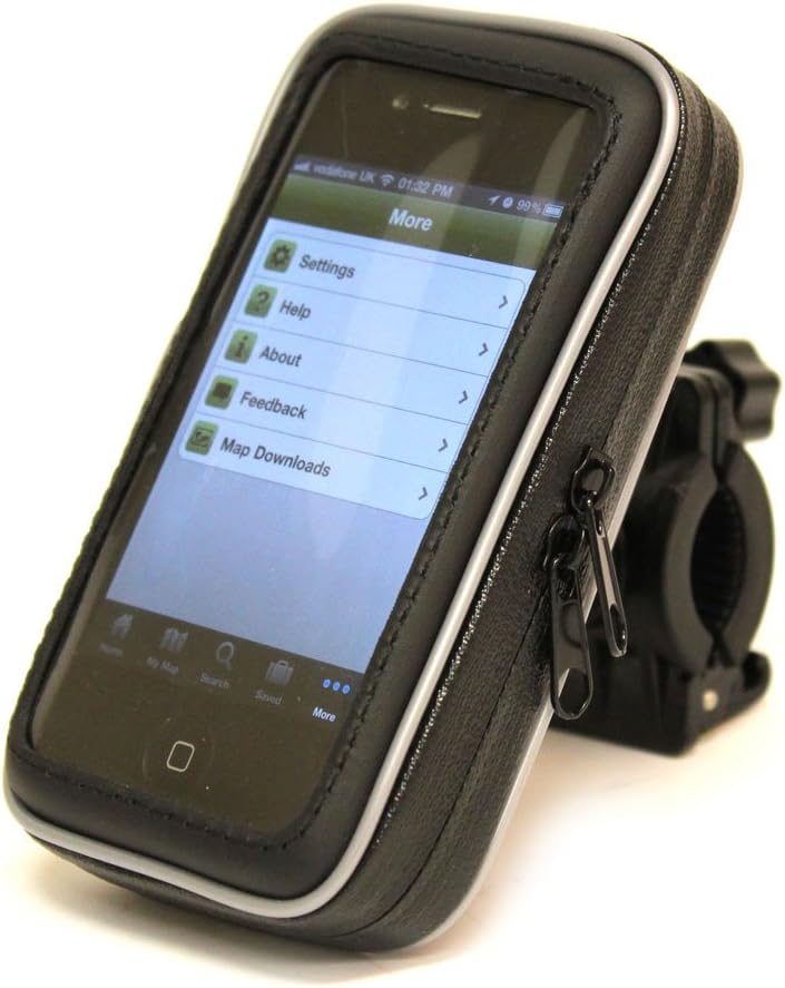 DURAGADGET Durable All-Weather Shock Resistant Sturdy Smartphone Mount/Hard Case for BLU Zoey II/BLU Dash JR K/BLU Neo 3.5 Smartphone