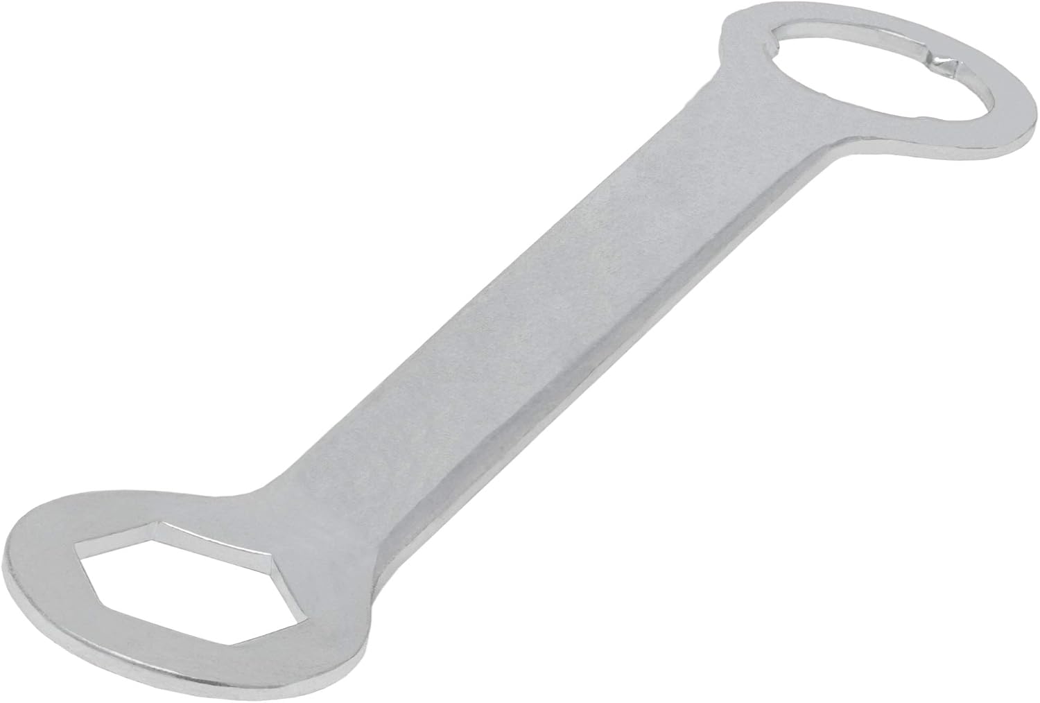 55 Sport Football & Rugby Stud Spanner - Hexagonal/Tri-Tooth, Silver