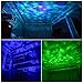StarLight Ocean Wave Projector with 7 Colors Night Light Built-in Mini Music Player and Remote Control(Black)