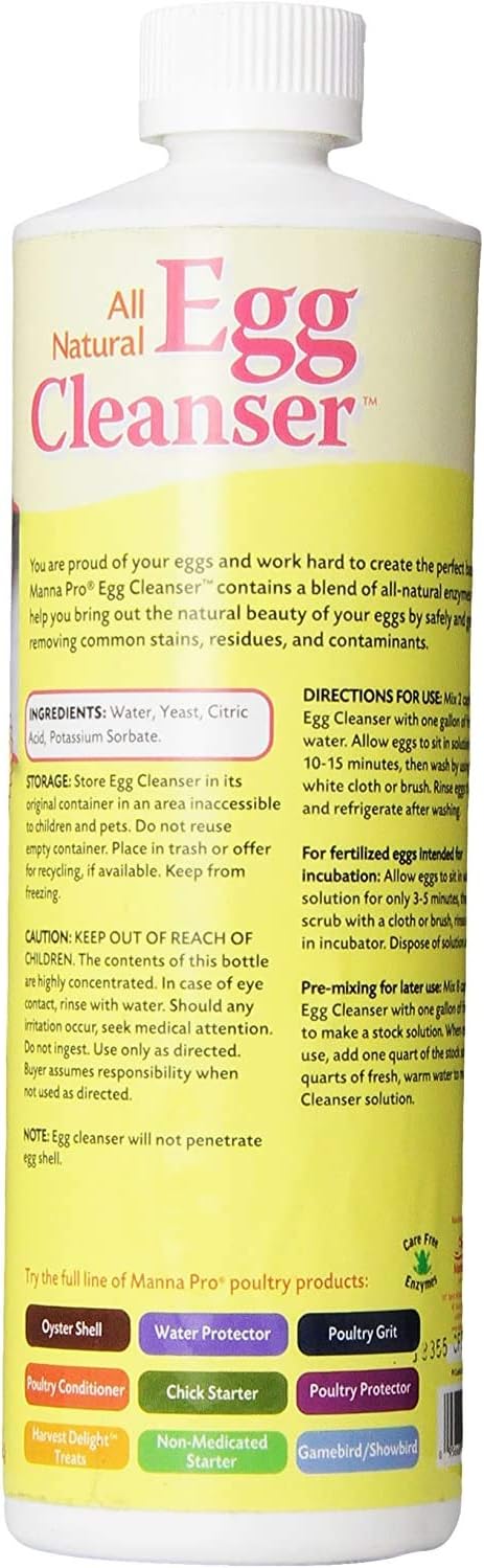 Manna Pro-Farm 667743 Egg Cleanser, 16 oz: Pet Supplies