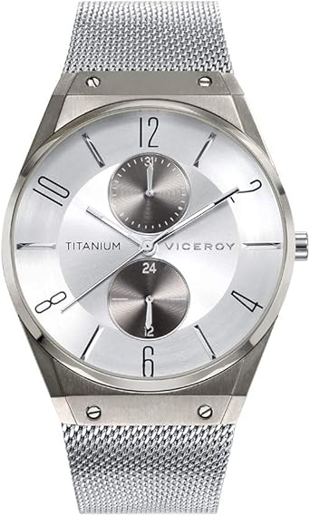 Viceroy Reloj Multiesfera para Hombre de Cuarzo con Correa en Acero Inoxidable 42325-87