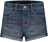 Levi's Girls' Denim Shorty Shorts