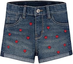 Levi's Girls' Denim Shorty Shorts