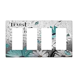 Farm Teal Daisy Floral Bible Verse Inspirational