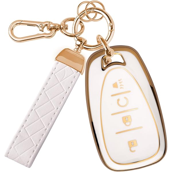 Autobase Silicone Key Fob Cover For Chevy Malibu Camaro Trax Traverse Trailblazer Sonic Cruze Blazer Volt Equinox Spark Car Accessory Chevrolet Key Prote - View #3