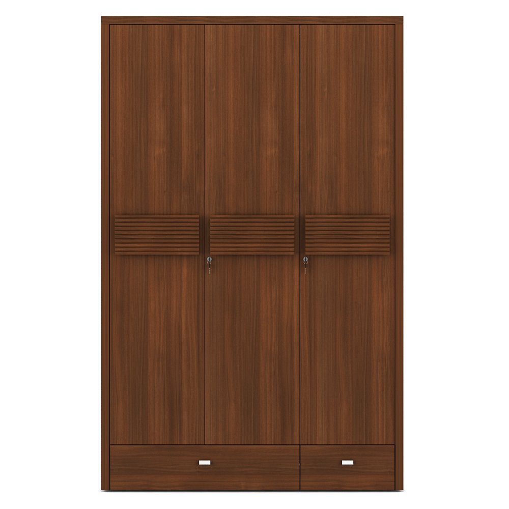 Spacewood Ciara 3 Door Wardrobe Natural Wenge Amazon In Home