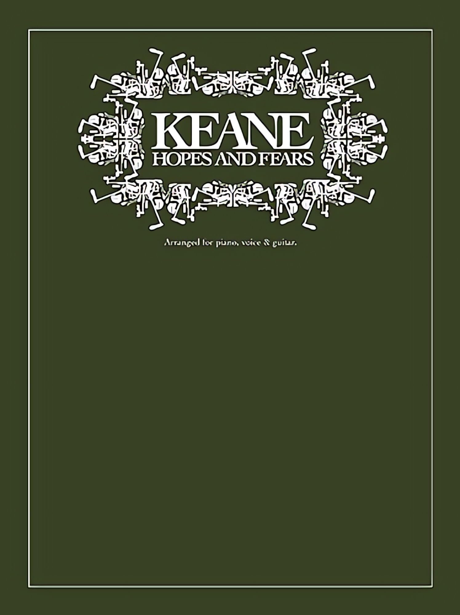 Keane – Hopes and Fears | PVG Sheet Music Songbook for Piano Voice and Guitar | Complete Matching Folio with Lyrics, Chords, Melody Lines | Playable Arrangements for Students and Teachers