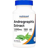Nutricost Andrographis Extract Capsules (1000mg) 120 Capsules | Health and Wellness Vegetarian Supplement, 60 Servings