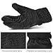 Vbiger Outdoor Leather Gloves Winter Mittens Touch Screen Gloves For Men (Black4)