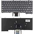 SUNMALL Backlit Keyboard Replacement with Pointer and Backit Compatible with Dell Latitude 14 7000 E7440 E7240 E7420 Series Black US Layout