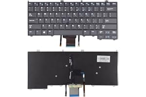 SUNMALL Backlit Keyboard Replacement with Pointer and Backit Compatible with Dell Latitude 14 7000 E7440 E7240 E7420 Series Black US Layout
