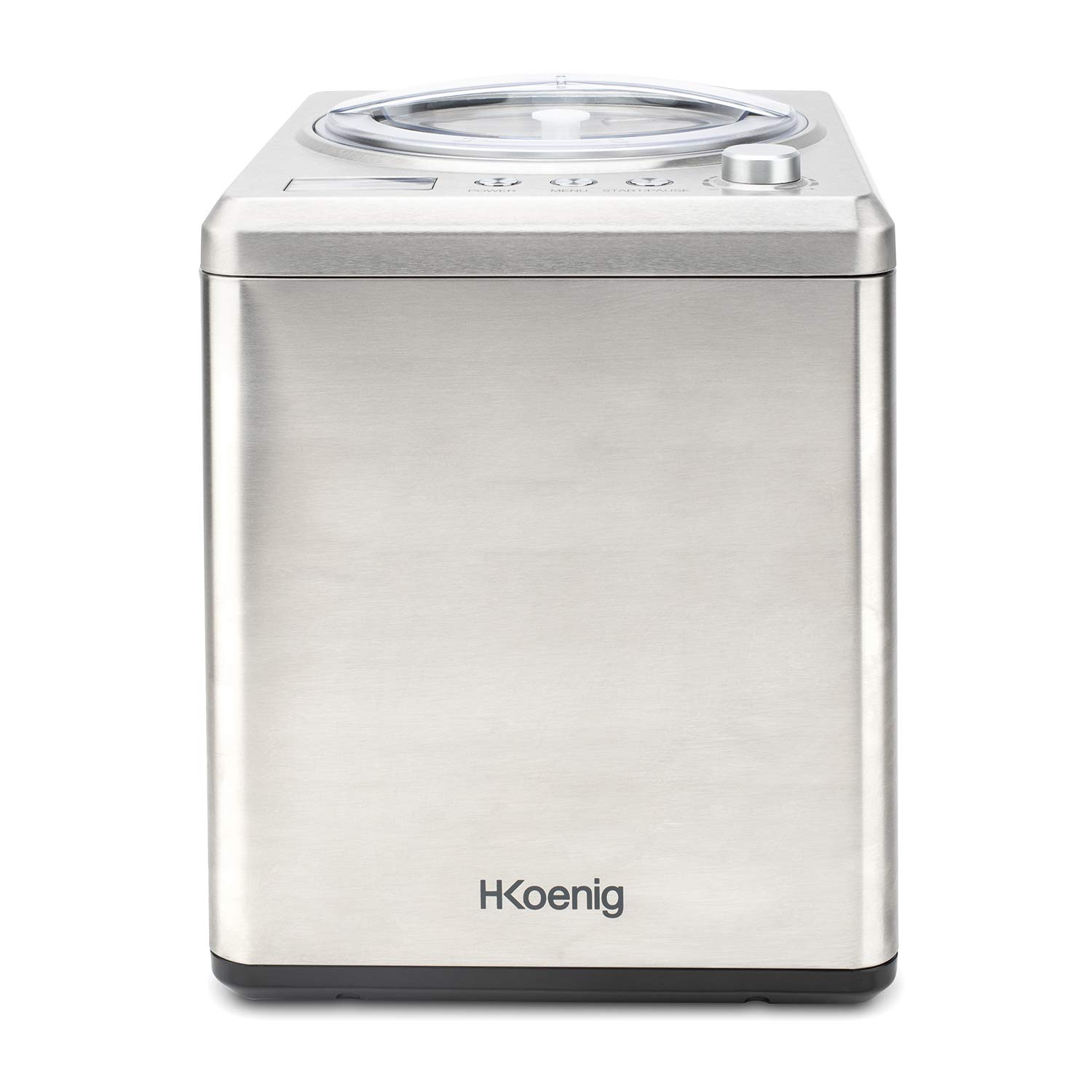 H.Koenig Sorbetière Turbine À Glace Professionnelle Hf340, Machine À Glace Electrique 2L, 180 W, Réfrigérante & Maintien Du Froid - Sorbet Et Crème Glacée