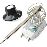 RX-2-24 Thermostat for Deep Fryer with 3/8" Mpt Stuff Box Replacement for Atosa 301030004 RX-10-24 RX-2-30 RX Millivolt Thermostat 00-913153 Replacement for Adcraft deep Fryer 200-400F with 3/8"