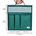 KI Store Garden Kneeler Tool Bags with Handle for Both Standard and Wide Kneeling Chair, Pouches for Patio,Bathroom, Laundry Room, Garage (Forest Green)