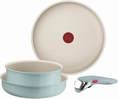 Ingenio Serenity - Batterie de cuisine 4 pièces avec poignée amovible