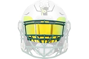 ZAKVOP Clear Football Visor, Football Helmet Visor for Adults&Youth, Eye Shield Visor with Football Visor Clips, Easy Install Football Visors for Helmet Football Protection Gear