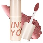 INTO YOU Matte Super Stay Waterproof Lip Stain, Soft Lightweight Smooth Lip Clay Mousse, Dual-Use Nude Lipstick (W4)