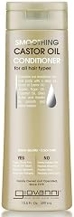 GIOVANNI Smoothing Castor Oil Conditioner, All Hair Types, Jojoba, 13.5 oz | Moisturizes Hair & Scalp, Hydrates & Tames Frizz