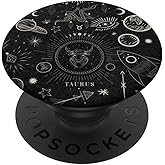 Galaxy Zodiac Sign Astrological Celestial Aesthetic Taurus PopSockets Adhesive PopGrip