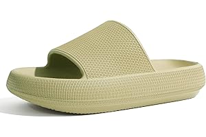 GETOEU Cloud Slides for Women Pillow Slides Shower Shoes Cloud Recovery Slide Sandals Cushion Thick Sole Pillow Slippers Comfort Indoor and Outdoor Slide
